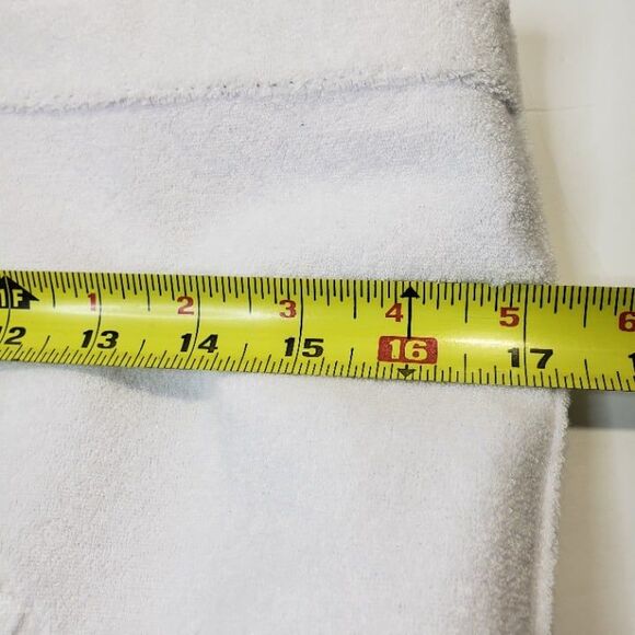 Stoney Clover Lane White Terry Cloth Tote Bag Embossed Beach Carry All 17x14 - Picture 9 of 11